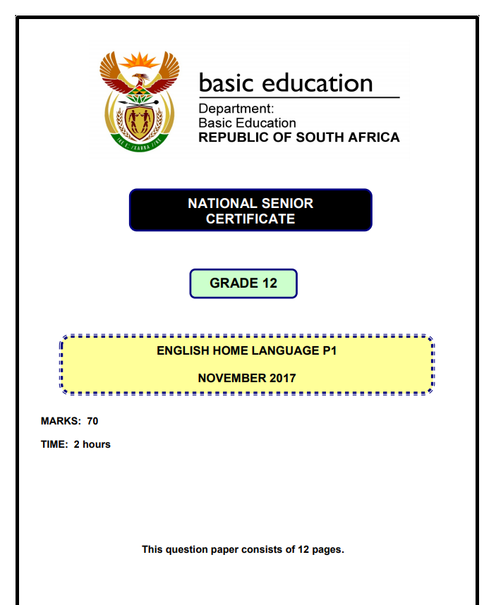 NSC Nov 2017 English Home Language Paper 1 WCED EPortal   HL 1.PNG